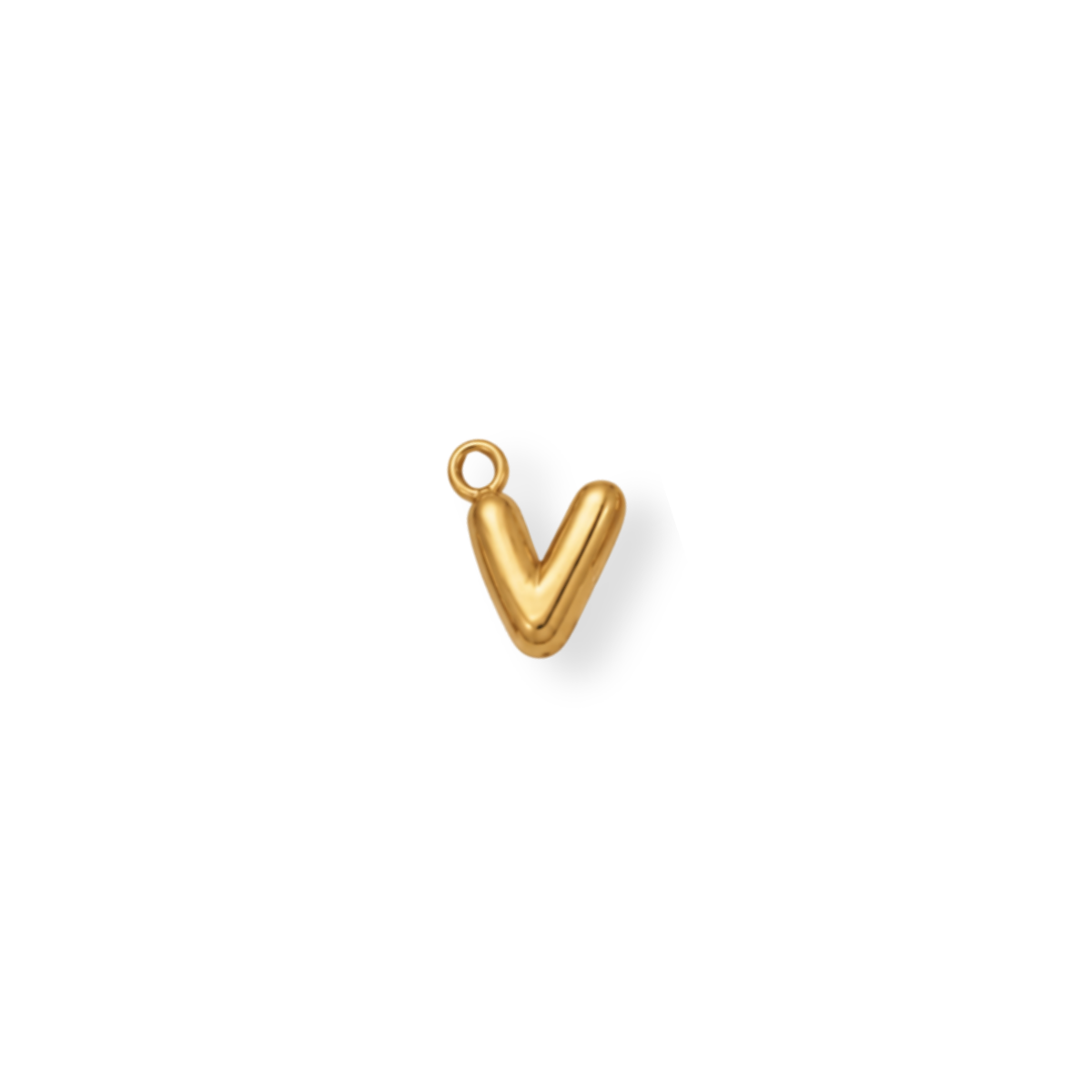 Small Letter V Charm