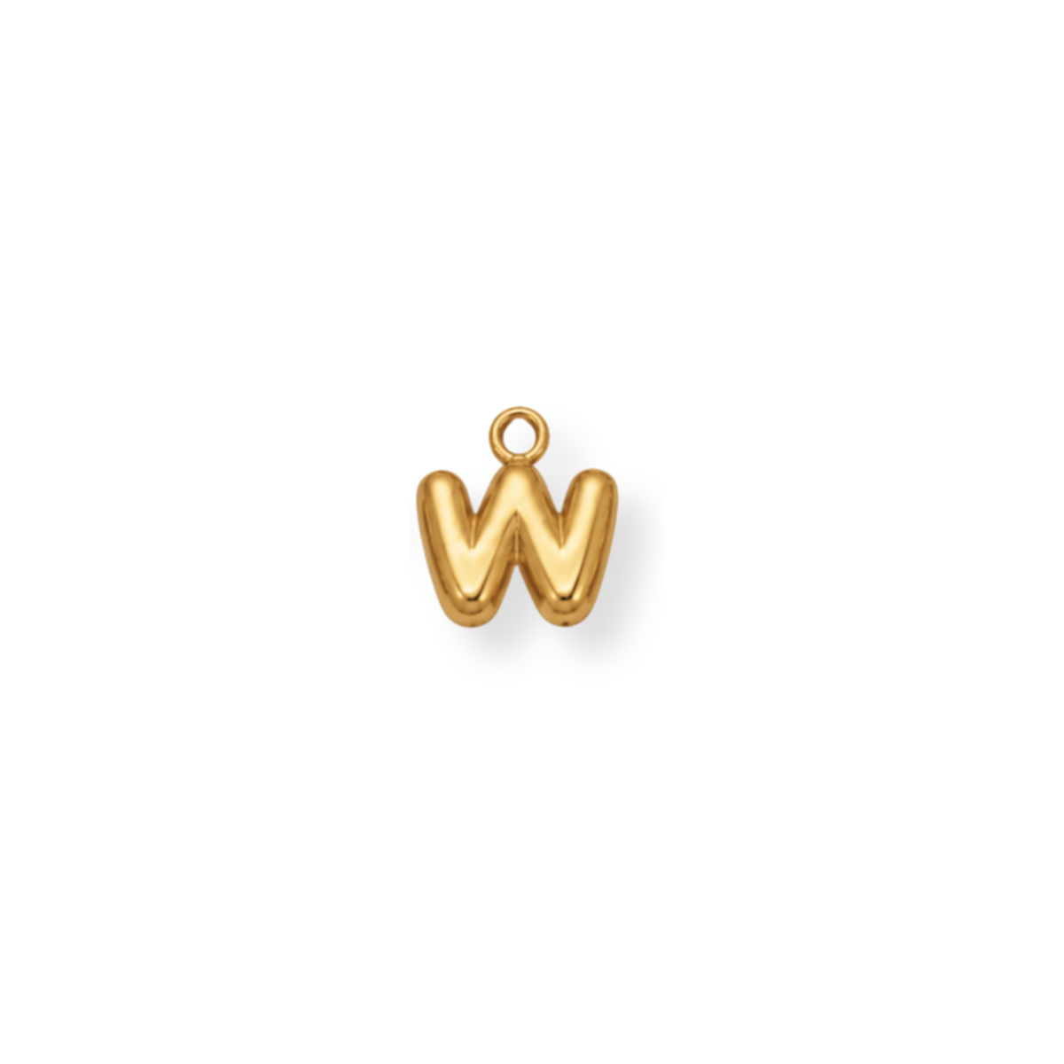 Small Letter W Charm
