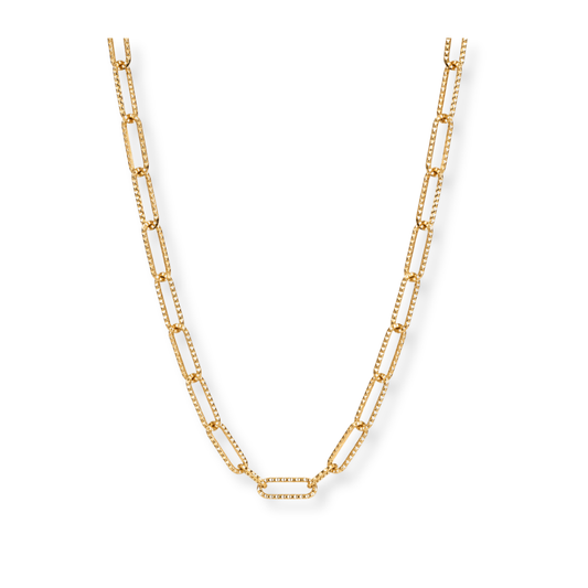 Textured Paperclip Chain