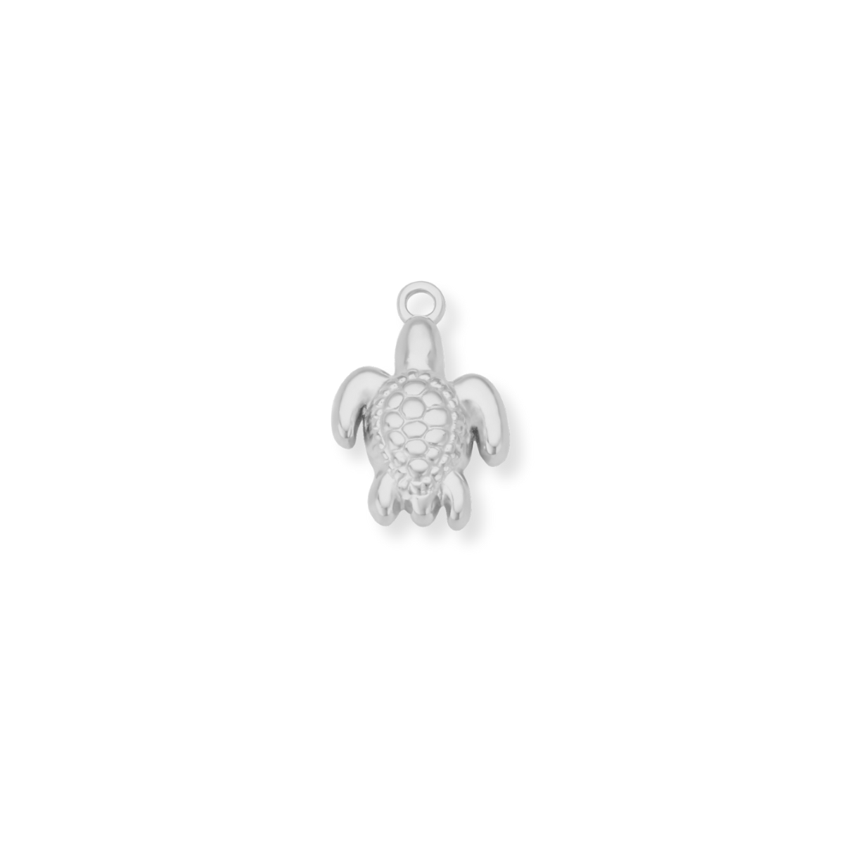 Silver Turtle Charm
