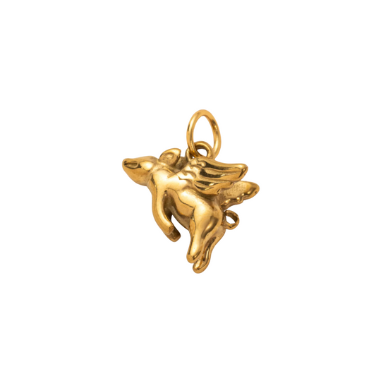 Flying Pig Charm